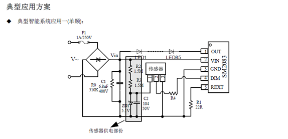 SM2083_高壓線型恒流ic_LED恒流驅動芯片