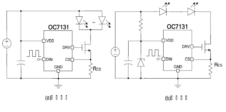 OC7131 PWM調(diào)光線性降壓_LED恒流驅(qū)動(dòng)器