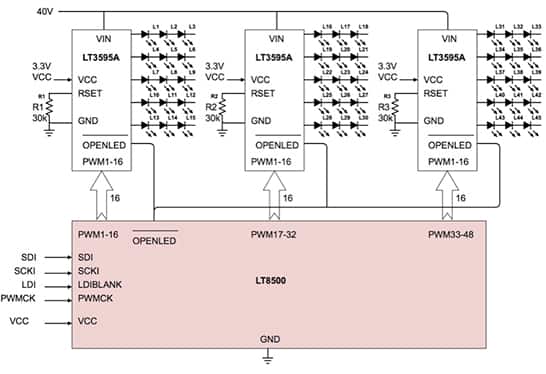 Linear Technology 的 LT8500 原理圖